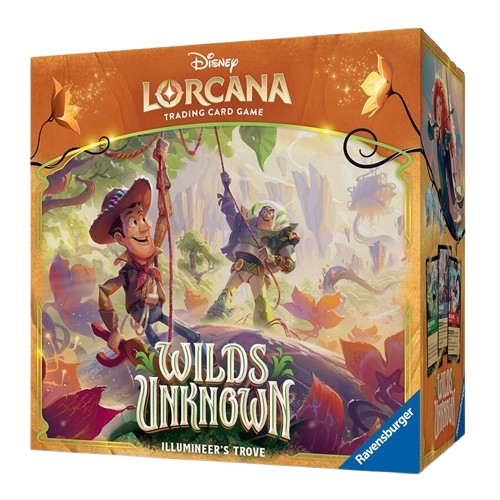 Disney Lorcana: Wilds Unknown - Illumineer's Trove (PREORDER) The Card Coop Disney Lorcana: Wilds Unknown - Illumineer's Trove (PREORDER) The Card Coop