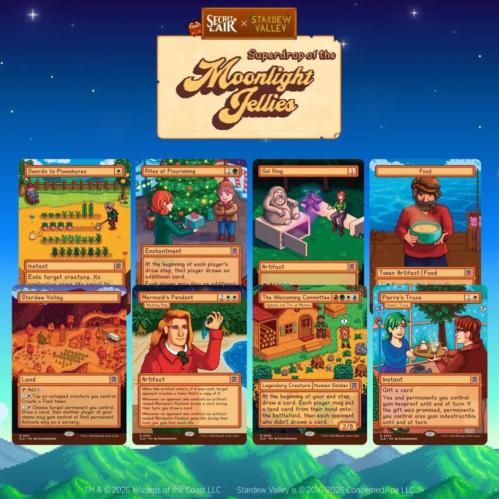 Secret Lair Drop: Secret Lair x Stardew Valley: Welcome to Stardew Valley