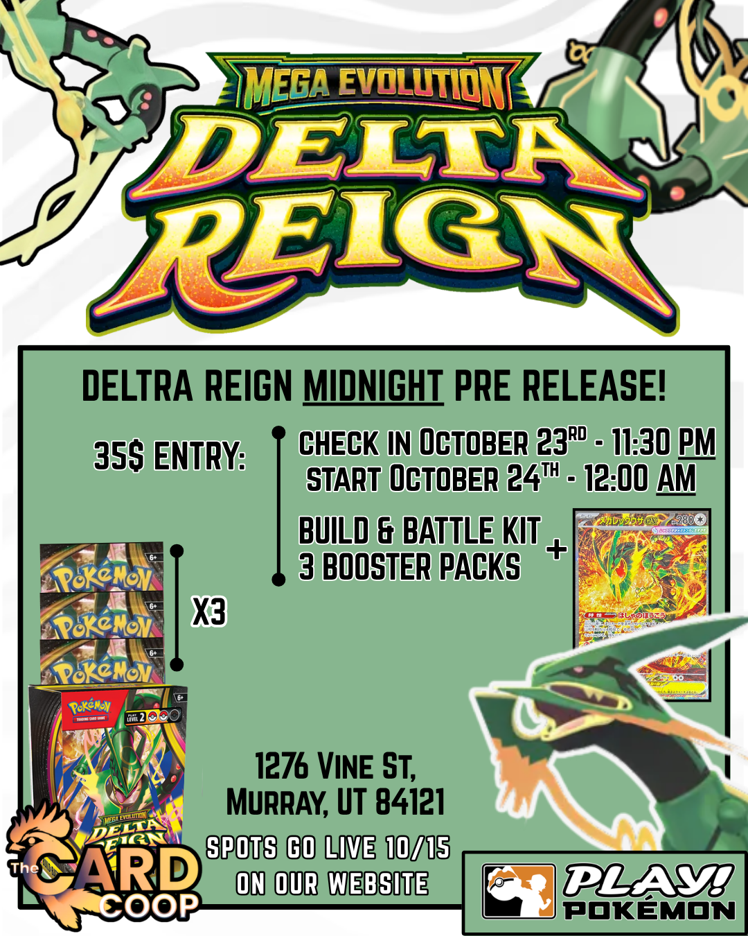 Pokemon Delta Reign Midnight Prerelease