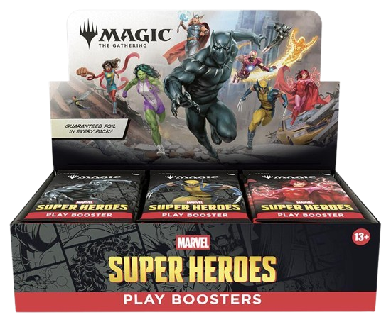 Marvel Super Heroes (MSH) - Play Booster Display