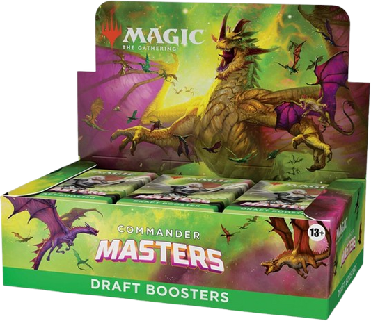 Commander Masters (CMM) - Draft Booster Display