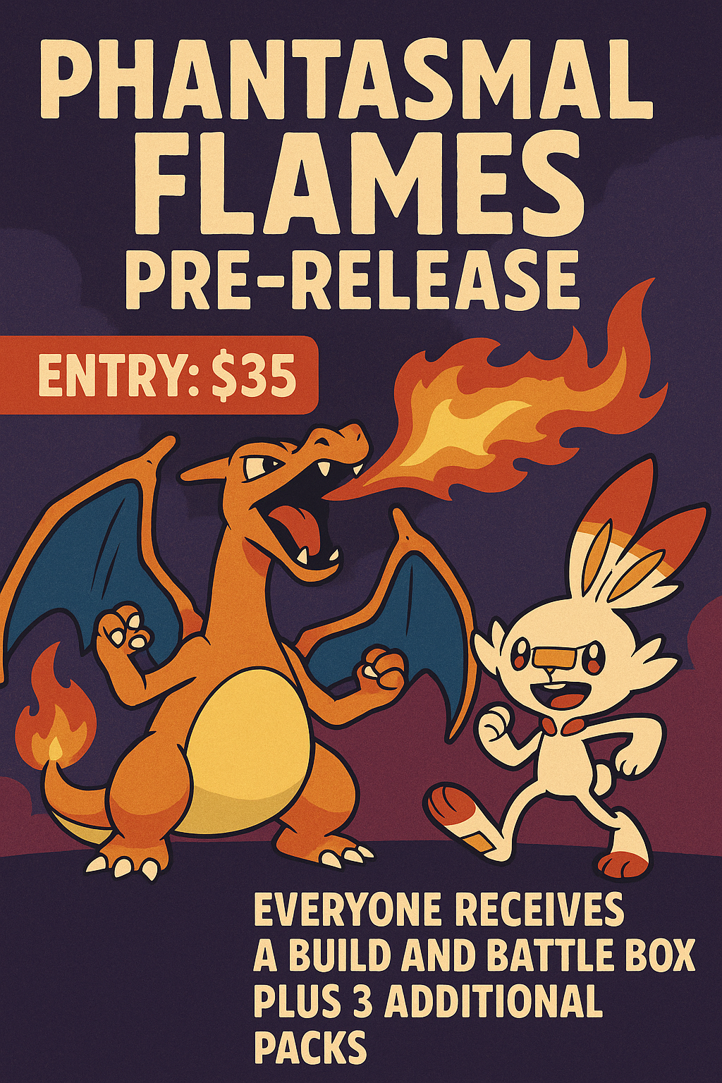 Prerelease Event: Pokémon TCG: Phantasmal Flames