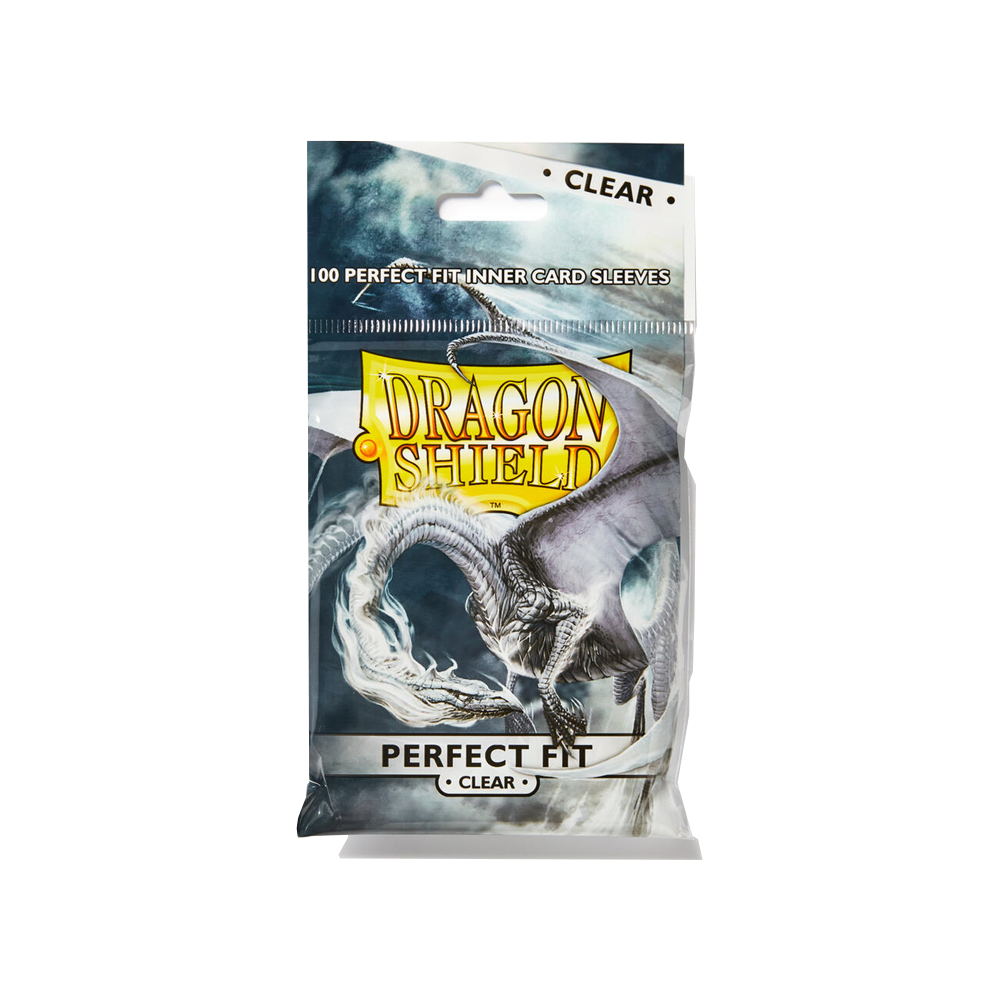 Dragon Shield Perfect Fit Sleeves -Clear 100ct Sleeves