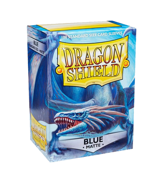 Dragon Shield Matte Sleeves -Blue 100ct- Standard Size