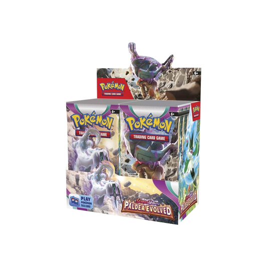 Pokémon SV02 Paldea Evolved Booster Box Display