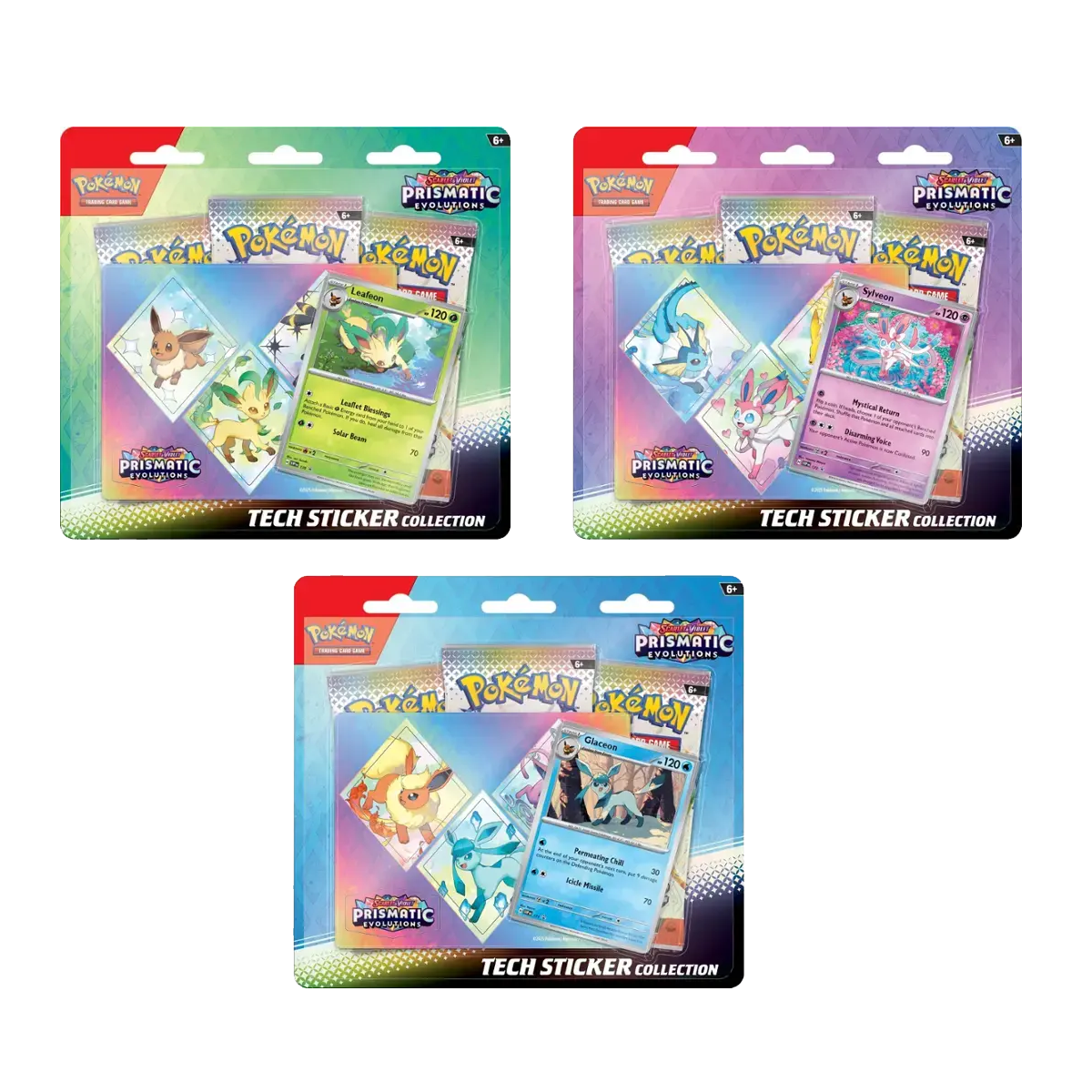 [Pre-Order] Pokémon SV08.5 Prismatic Evolution Tech Sticker Collection