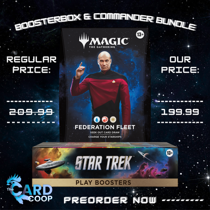 Star Trek Play Booster + Commander Deck BUNDLE (PREORDER)