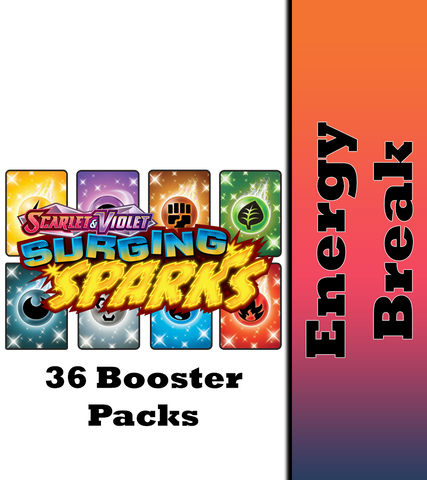 Surging Sparks 36 Booster Pack Live Energy Break #1