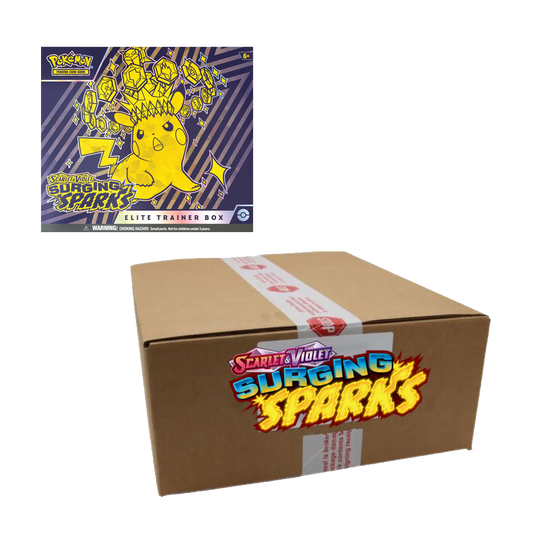 Pokémon SV08 Surging Sparks Elite Trainer Box Case