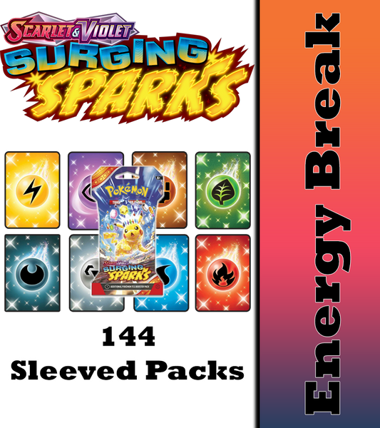 Surging Sparks Sleeved Booster Pack Case Live Energy Break #1