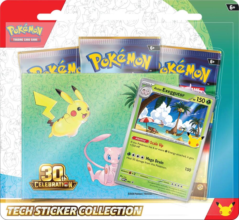 Pokémon 30th Celebration (30C) - Tech Sticker